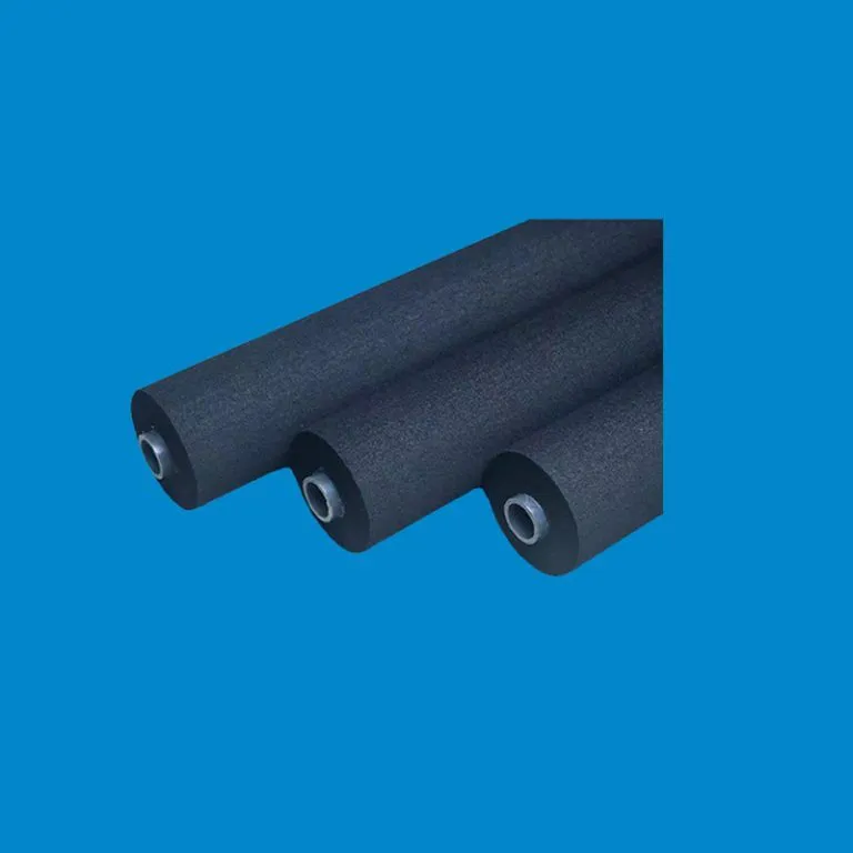 EPDM PCB sponge roller with high elasticity for vertical plating line contact and corrosion-resistant wet sections