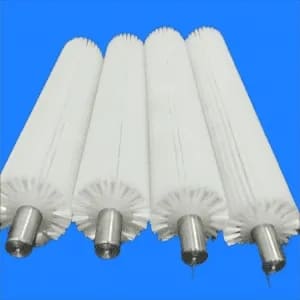 Nylon brush roller designed for gentle yet effective cleaning of PCB surfaces, preventing scratches and effectively removing dust and oxidation