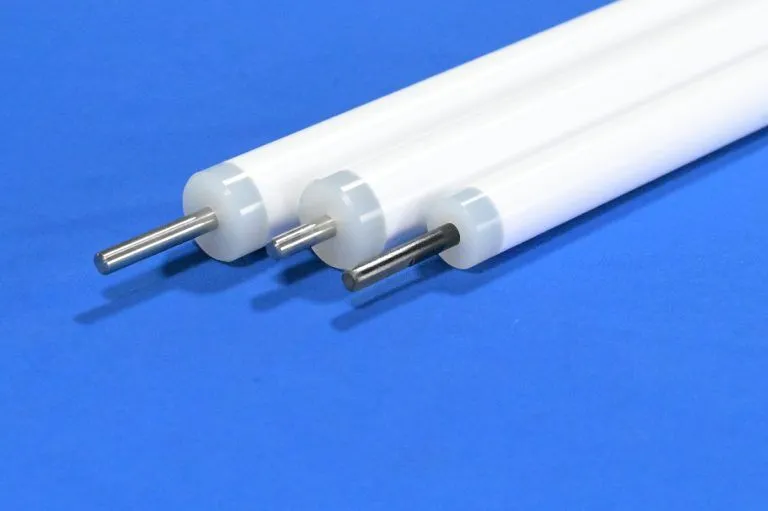 PP water retaining roller for PCB wet processing line, water blocking at panel edges to keep rails cleaner