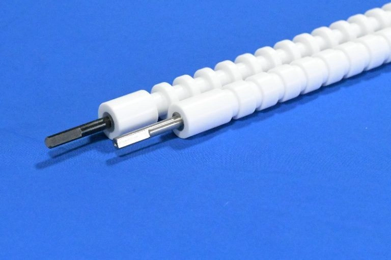 PP conveyor roller for PCB production – budget polypropylene roller suitable for moderate temperature stripping but limited durability versus Teflon in high-heat PCB manufacturing