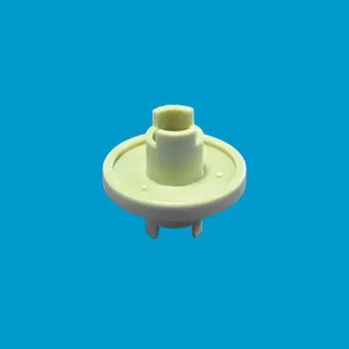 Hard plastic PCB wheel disc for chemical-resistant guiding and stable transport in PCB etching, developing, and cleaning sections