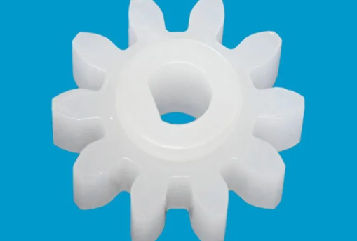 Corrosion-resistant plastic spur gear for PCB wet process line conveyor transmission